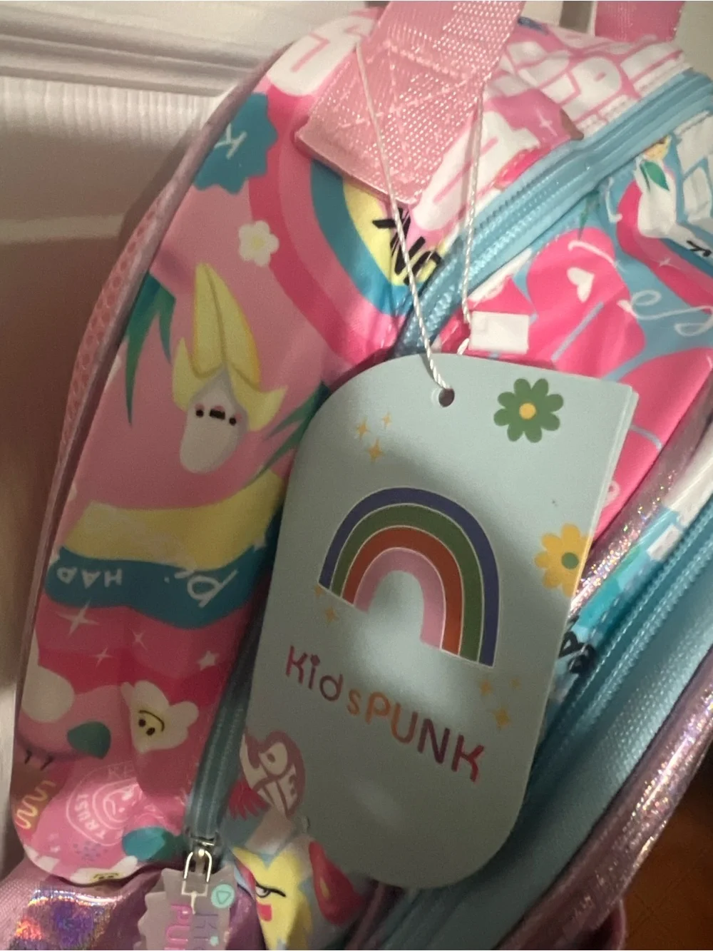 KidsPUNK Chimola Best Dog Ever Chihuahua Backpack glitter cap 3D plush ears sz L